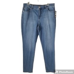 NWT Bandolino Mandie Skinny Jeans Medium Wash Size 12